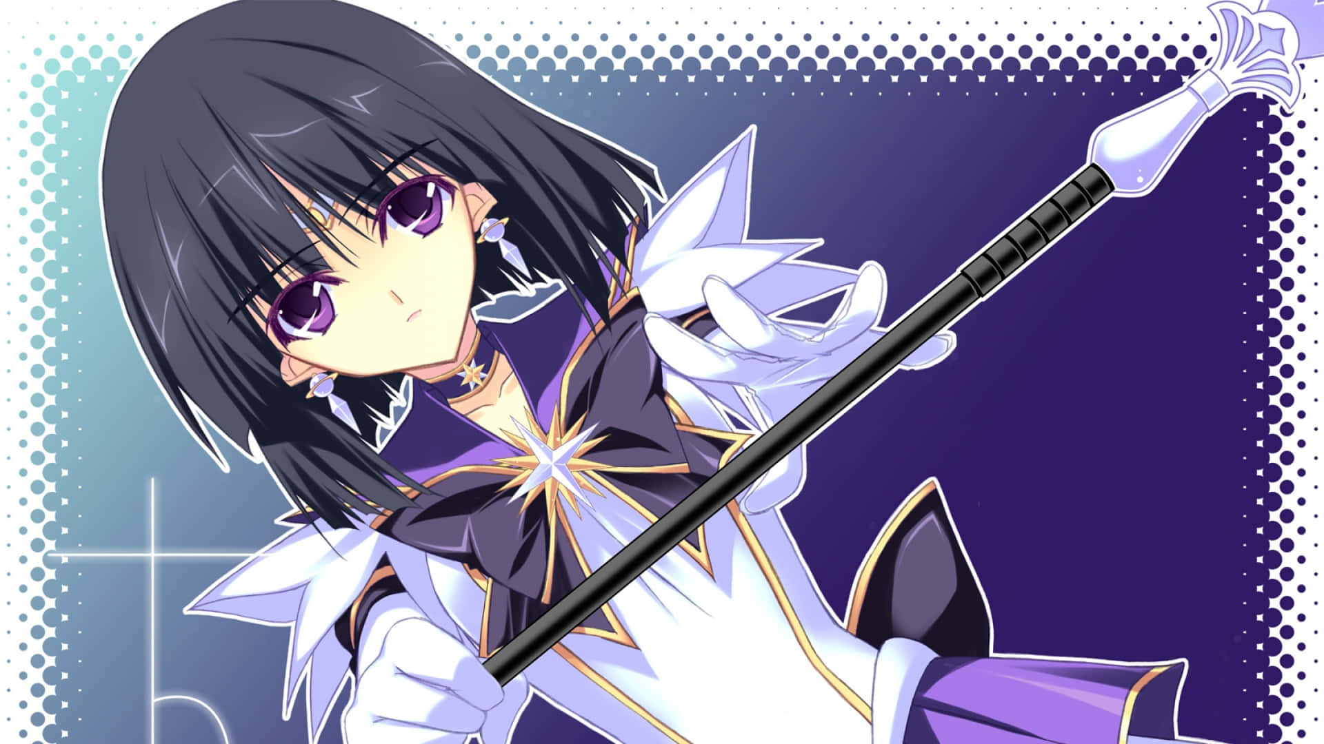 "Sailor Saturn - the Soldier of Destruction and Rebirth" Wallpaper