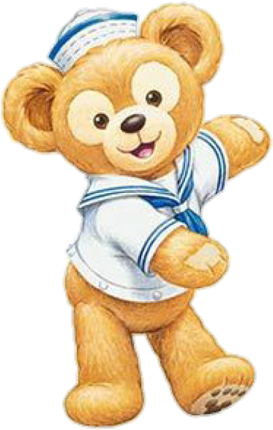 Sailor Teddy Bear Cartoon Sticker PNG
