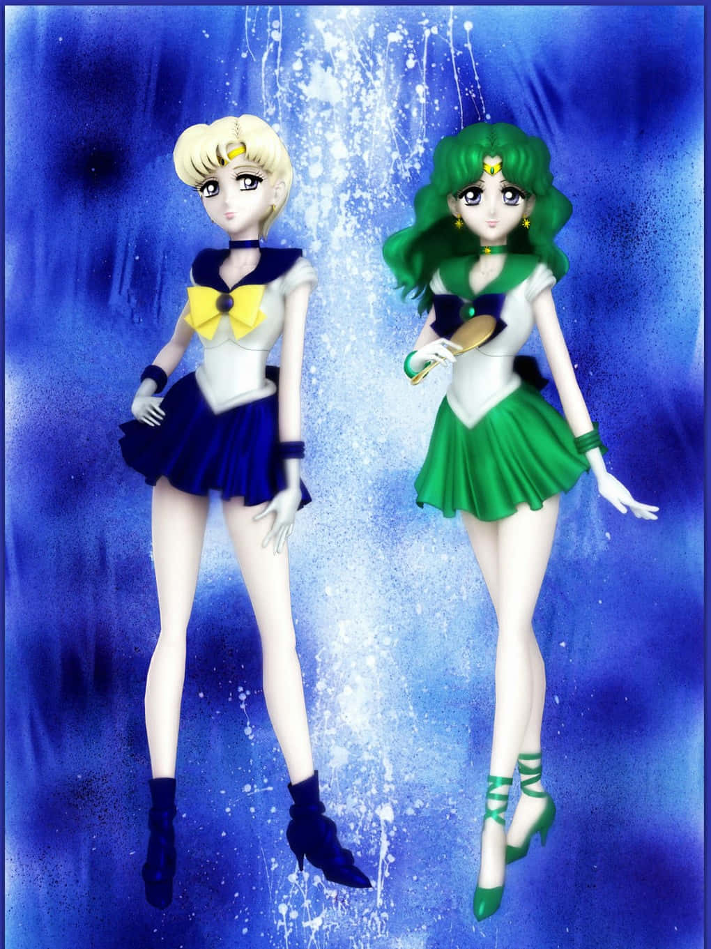 "Sailor Uranus, a fearless Sailor Soldier ready to fight for justice!" Wallpaper