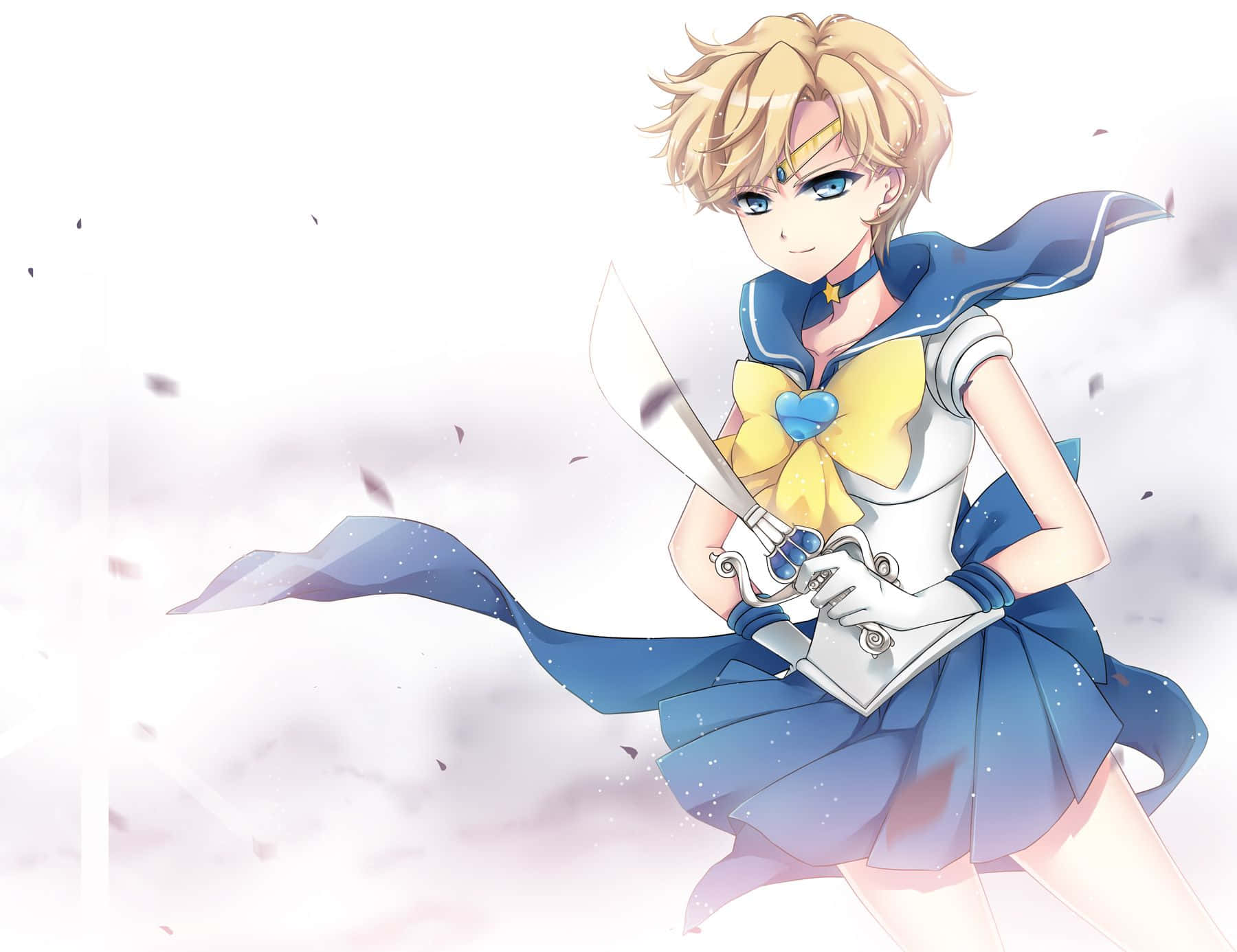 "Beauty and Might - The Legendary Sailor Uranus" Wallpaper