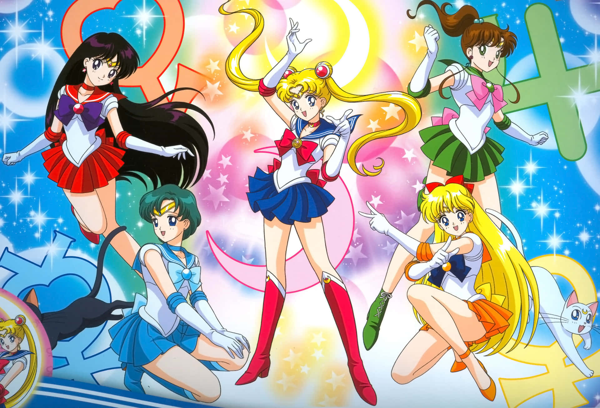 Pretty Guardian Sailor Venus Wallpaper