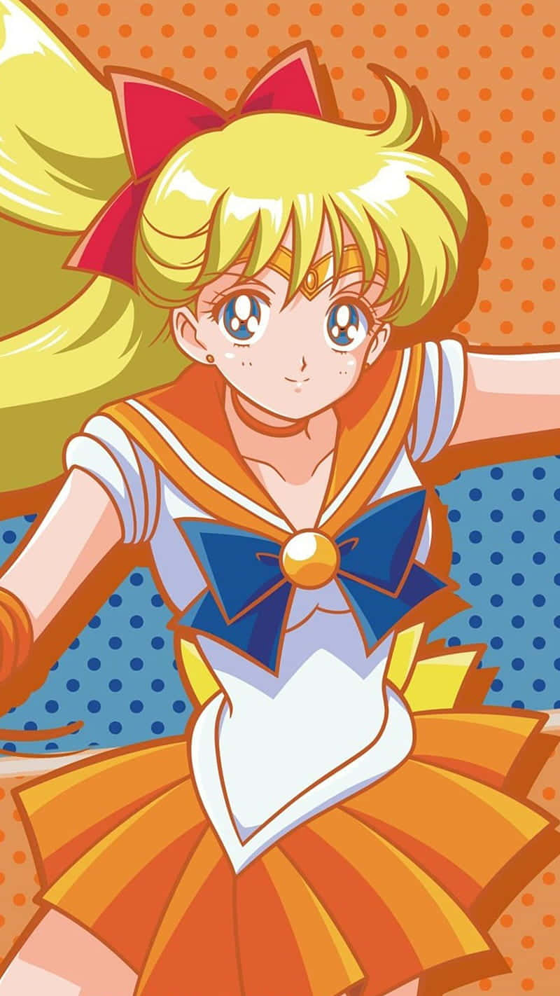 The beautiful Sailor Venus – guardian of love and justice! Wallpaper