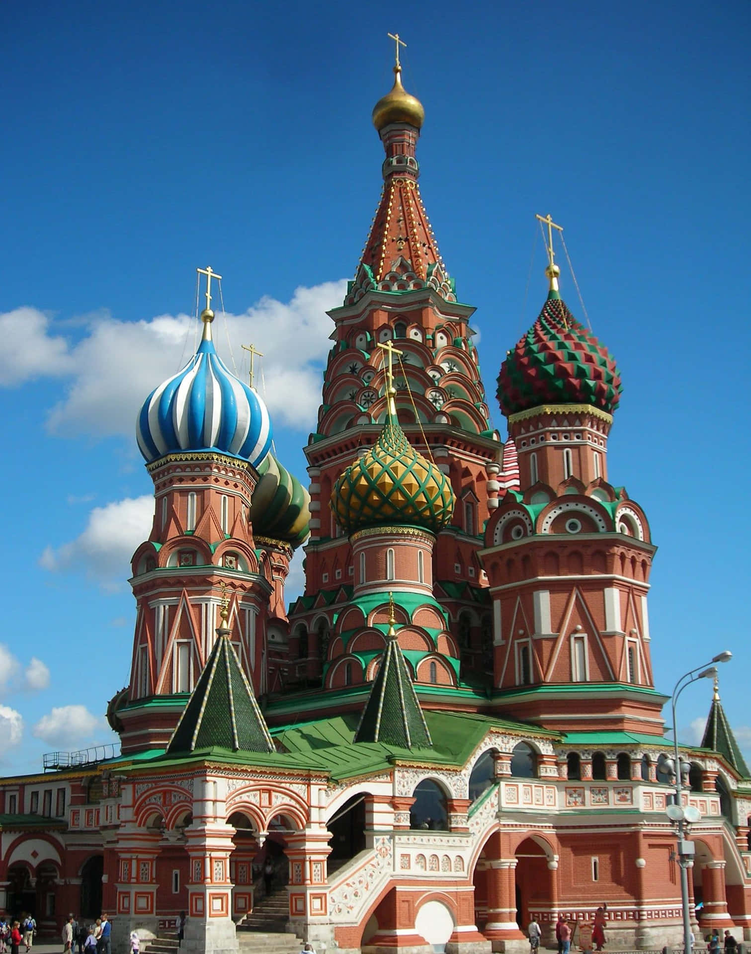 Saint Basil's Cathedral Bulbous Roof Gothic Architecture Wallpaper