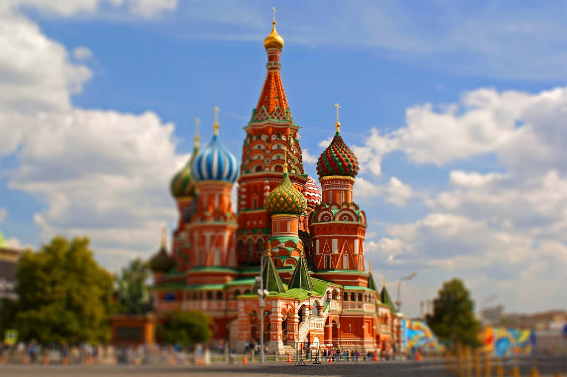 Saint Basils Cathedral Out Of Focus Wallpaper