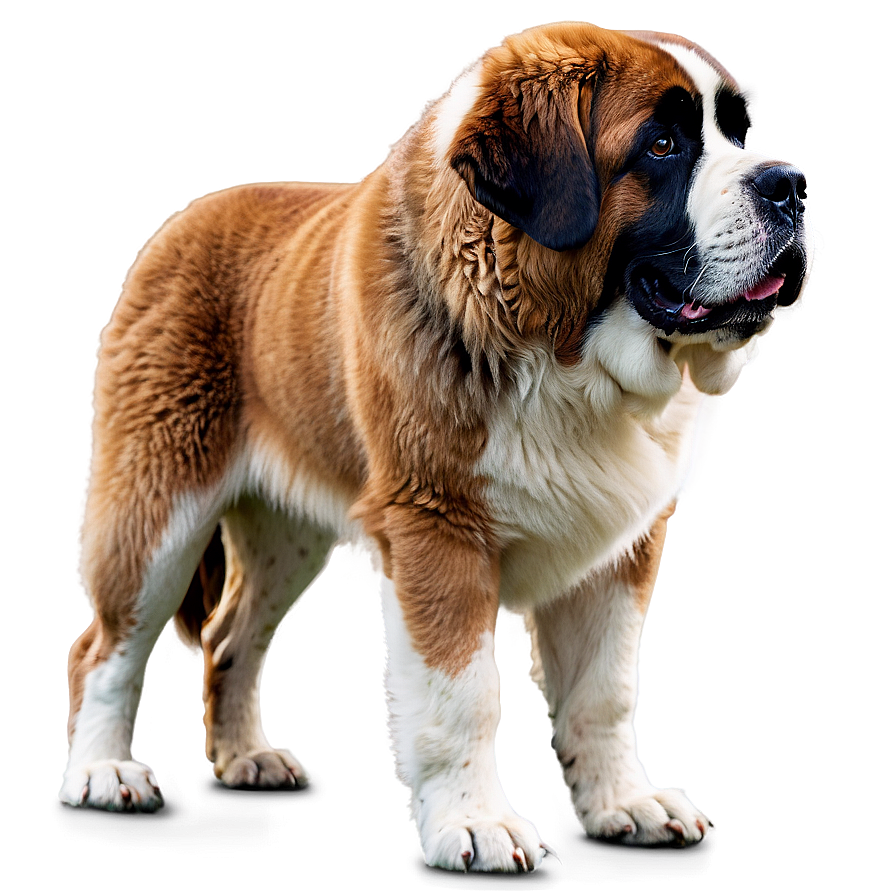 Saint Bernard Classic Stance Png 06252024 PNG