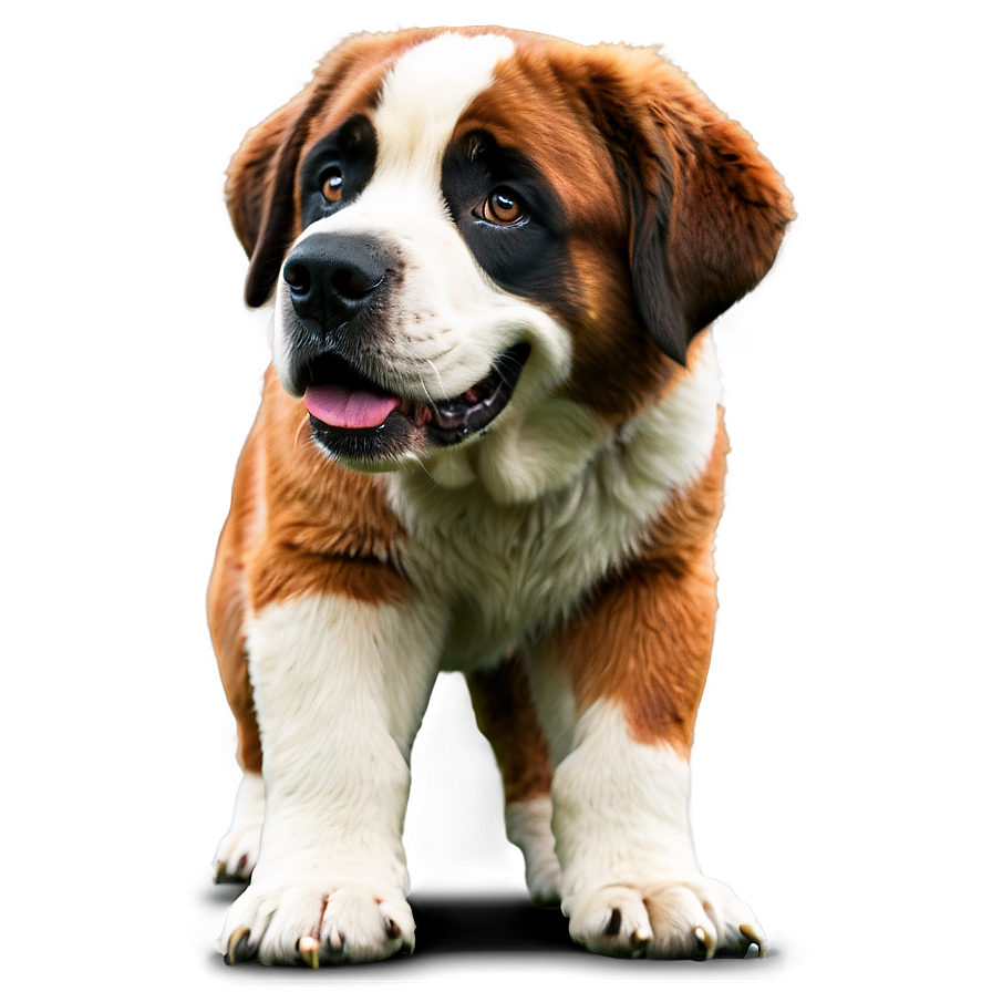 Saint Bernard Classic Stance Png Fqg9 PNG