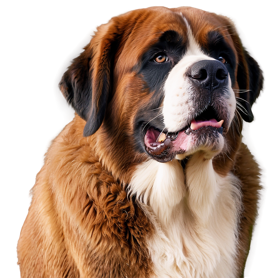 Saint Bernard Drool Face Png Mqk PNG