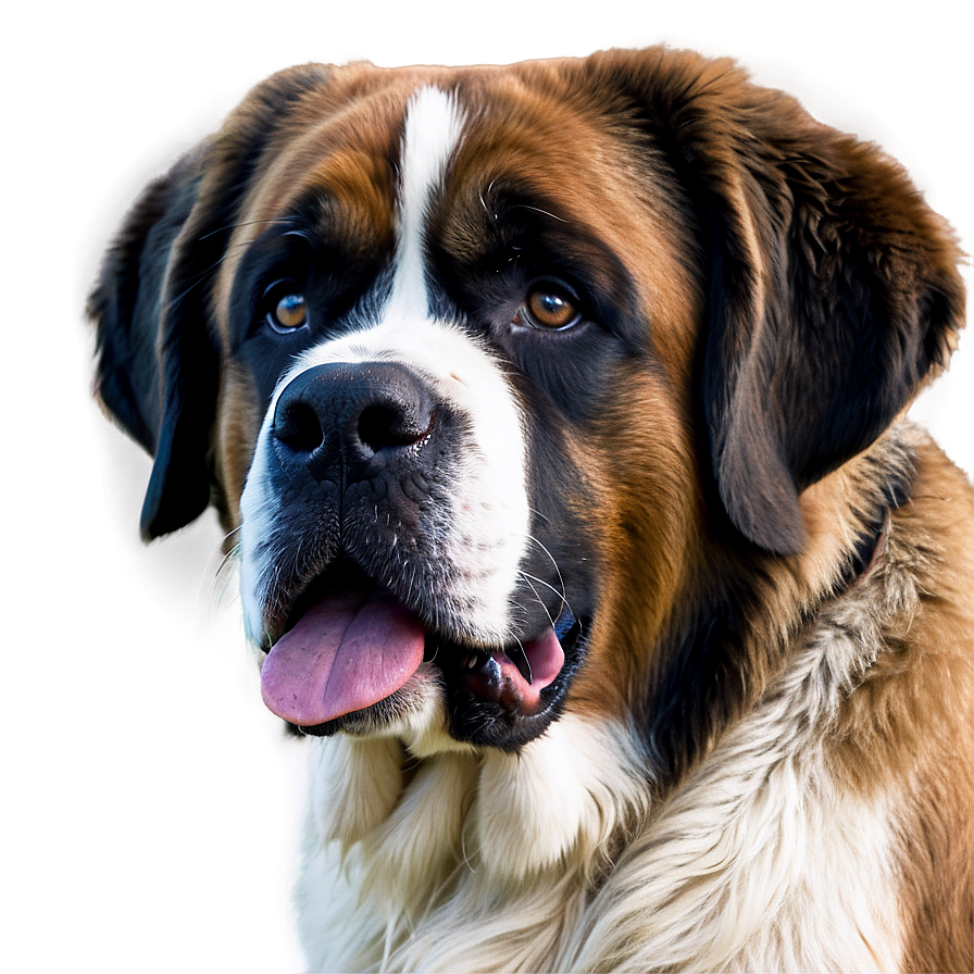 Saint Bernard Ears Flapping Png Kqo86 PNG