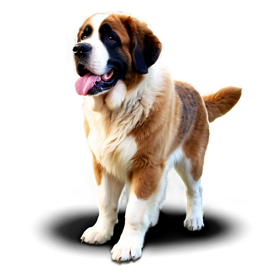 Saint Bernard In The Moonlight Png 52 PNG