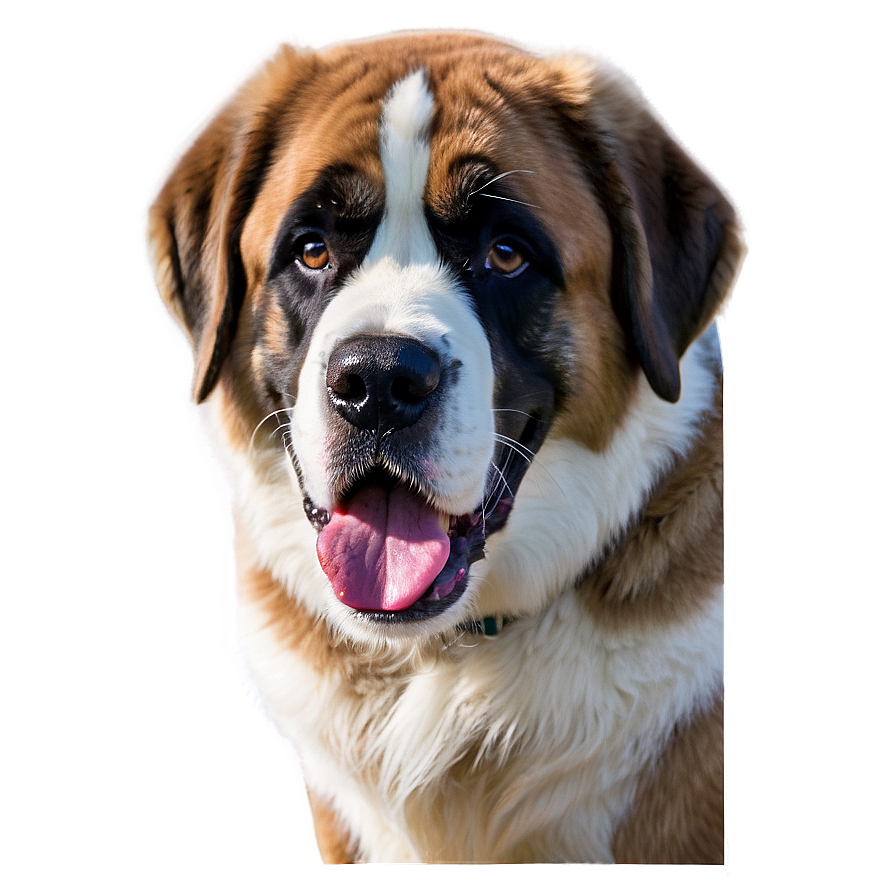 Saint Bernard Winter Wonderland Png Nck PNG