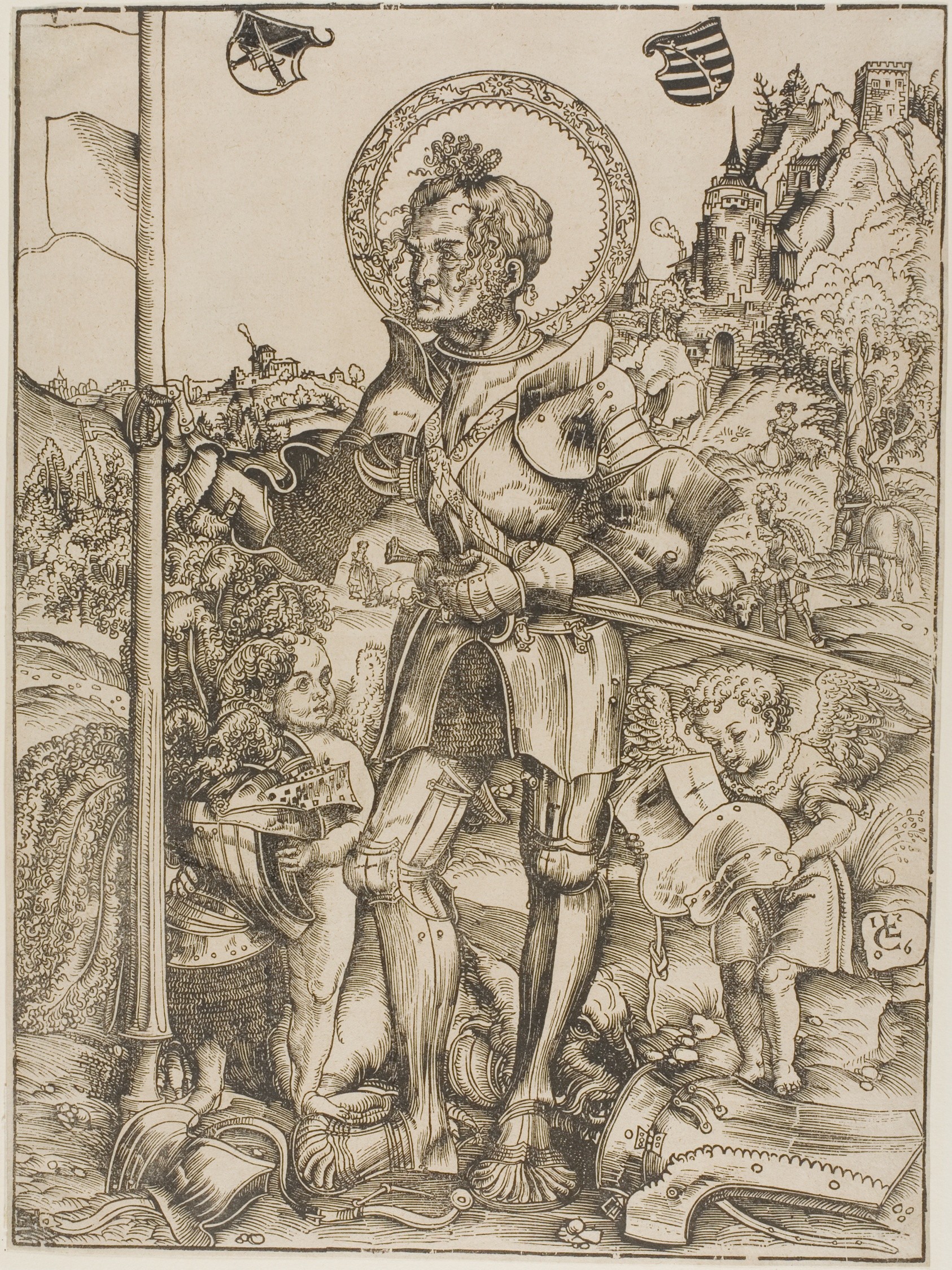 Saint George Standing Wallpaper