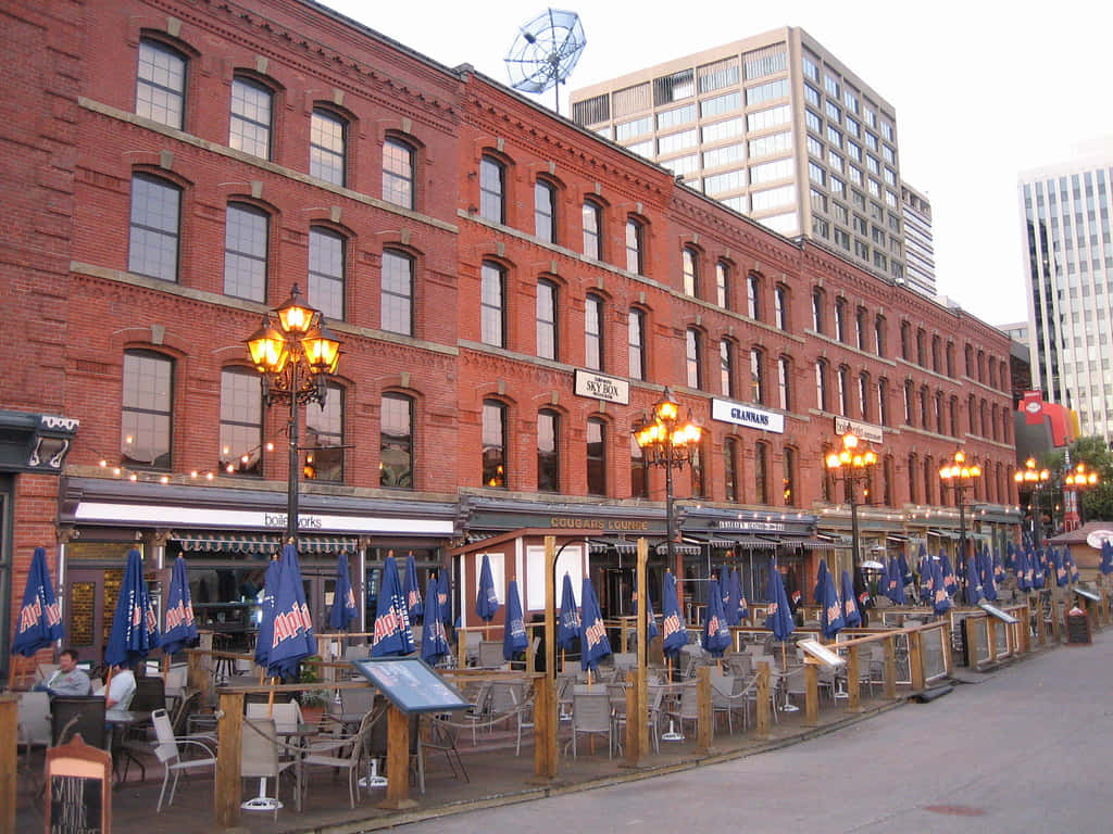 Saint John Historic Brick Building Dusk Wallpaper