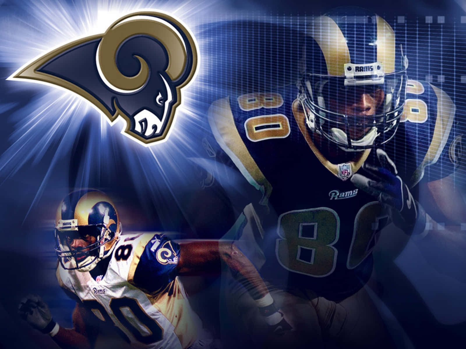 Saint Louis Rams Football Players Collage Wallpaper