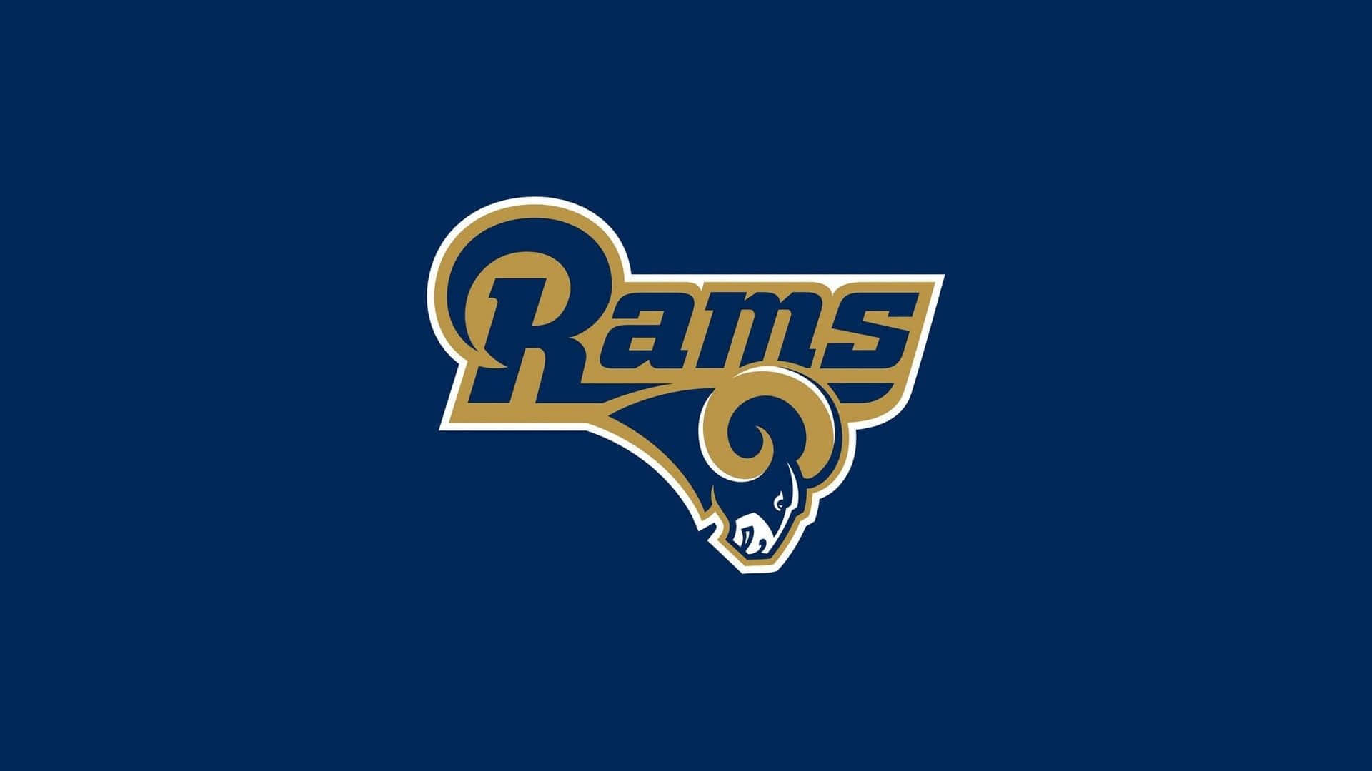 Saint Louis Rams Logoon Blue Background Wallpaper