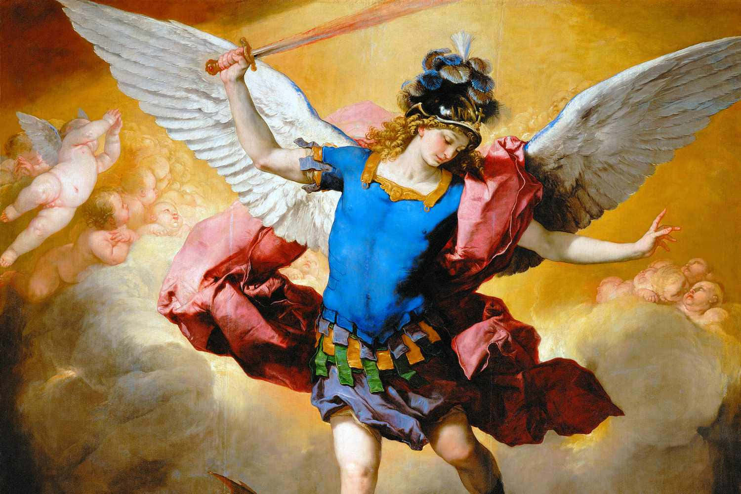 Image   Saint Michael Defeating Lucifer
