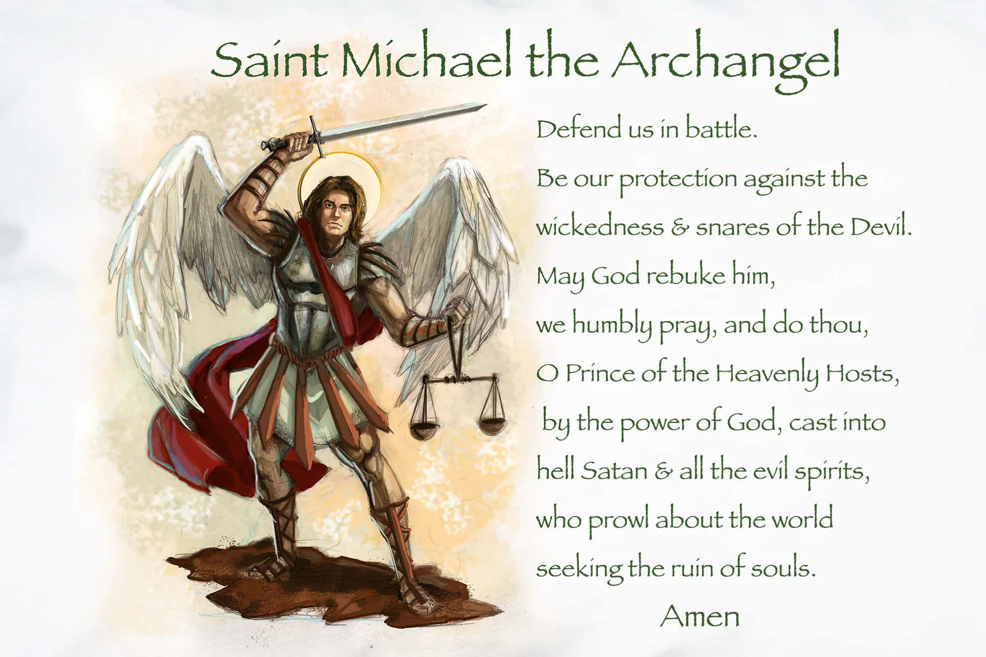 St Michael Conquering the Devil