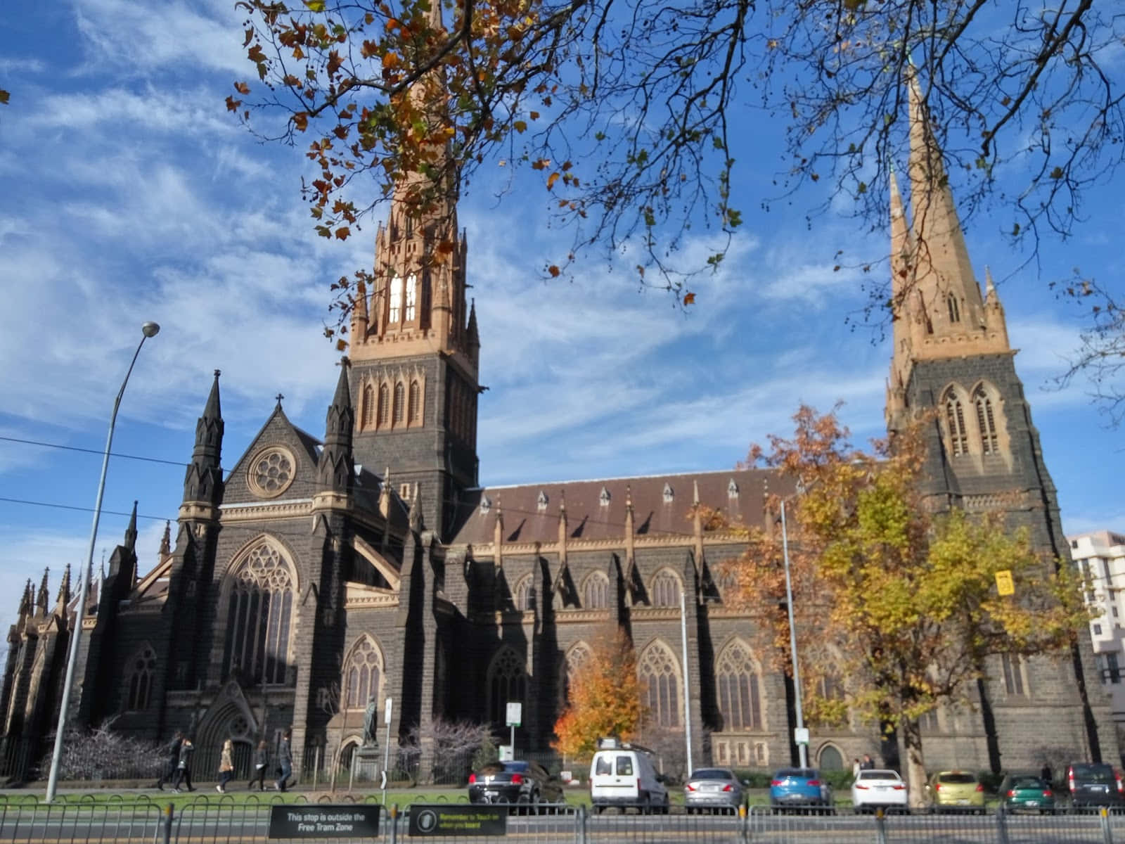 Sanktpatricks Katedral Australien. Wallpaper