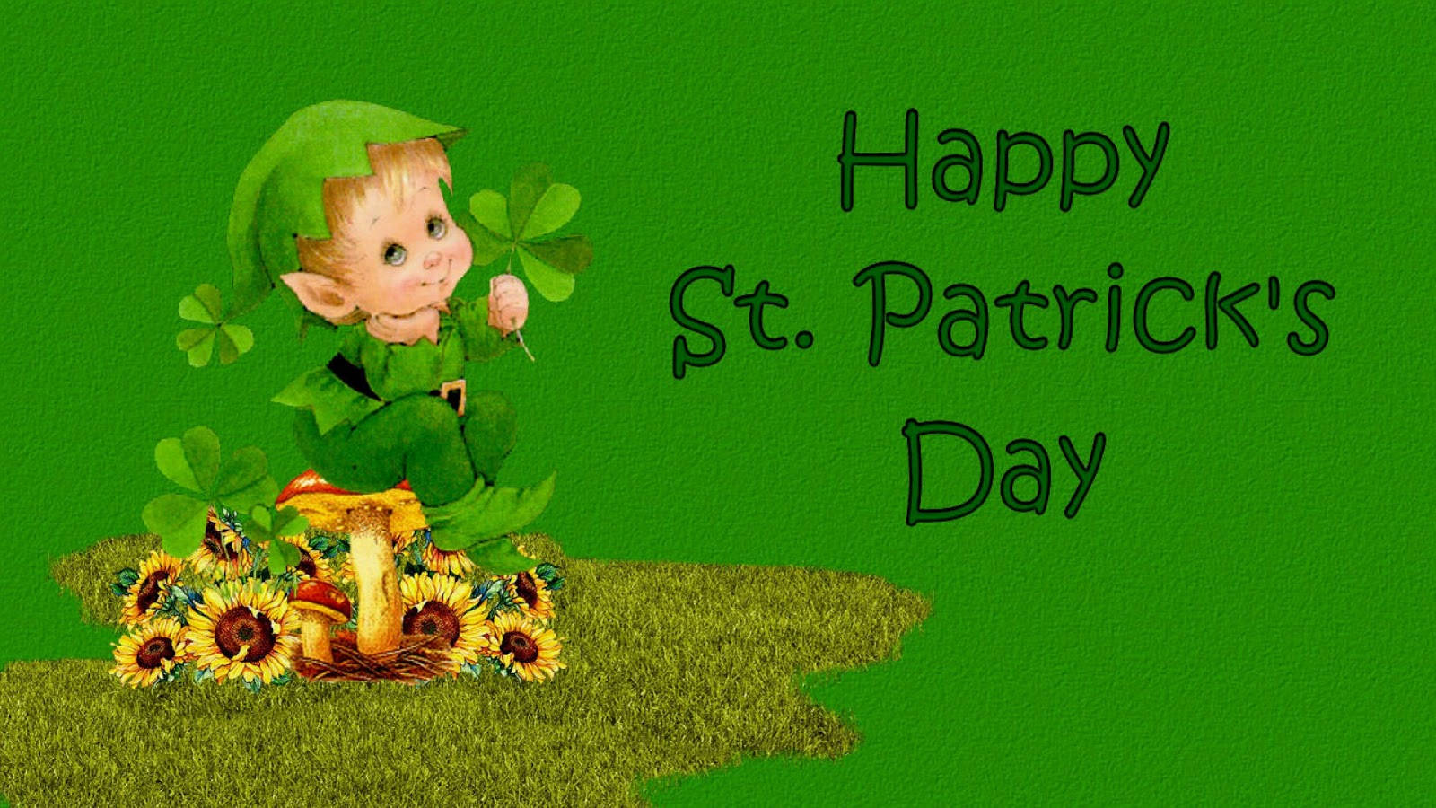 Captivating Leprechaun Celebrating St. Patrick's Day Wallpaper