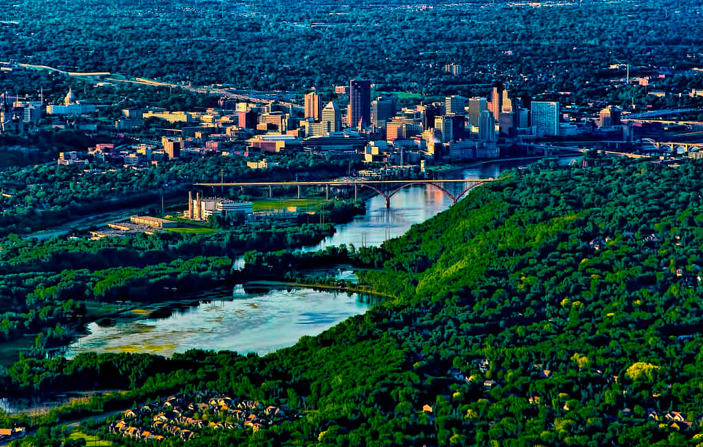Saint Paul Minnesota Skyline Wallpaper