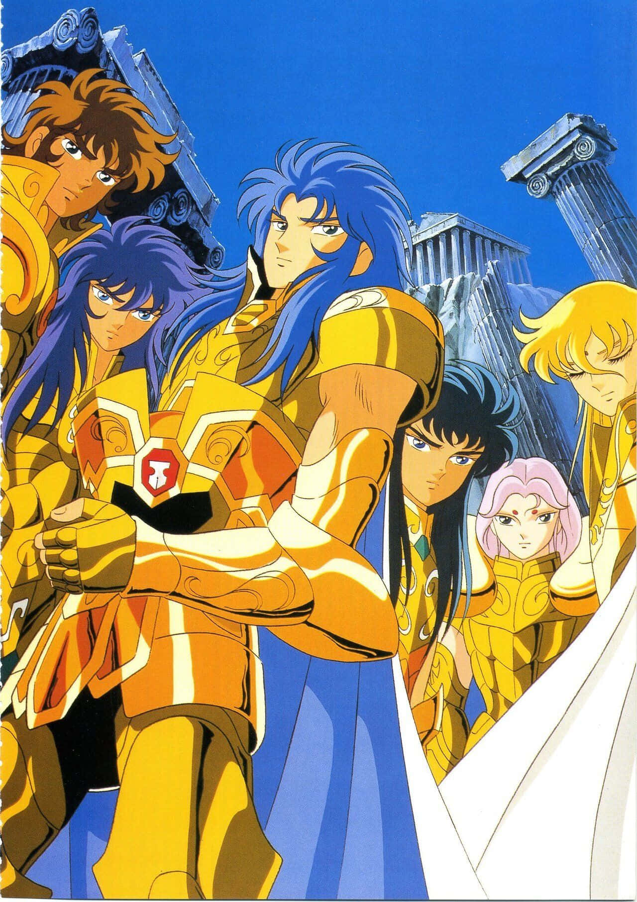 Rassemblement Des Saints D'or De Saint Seiya Fond d'écran