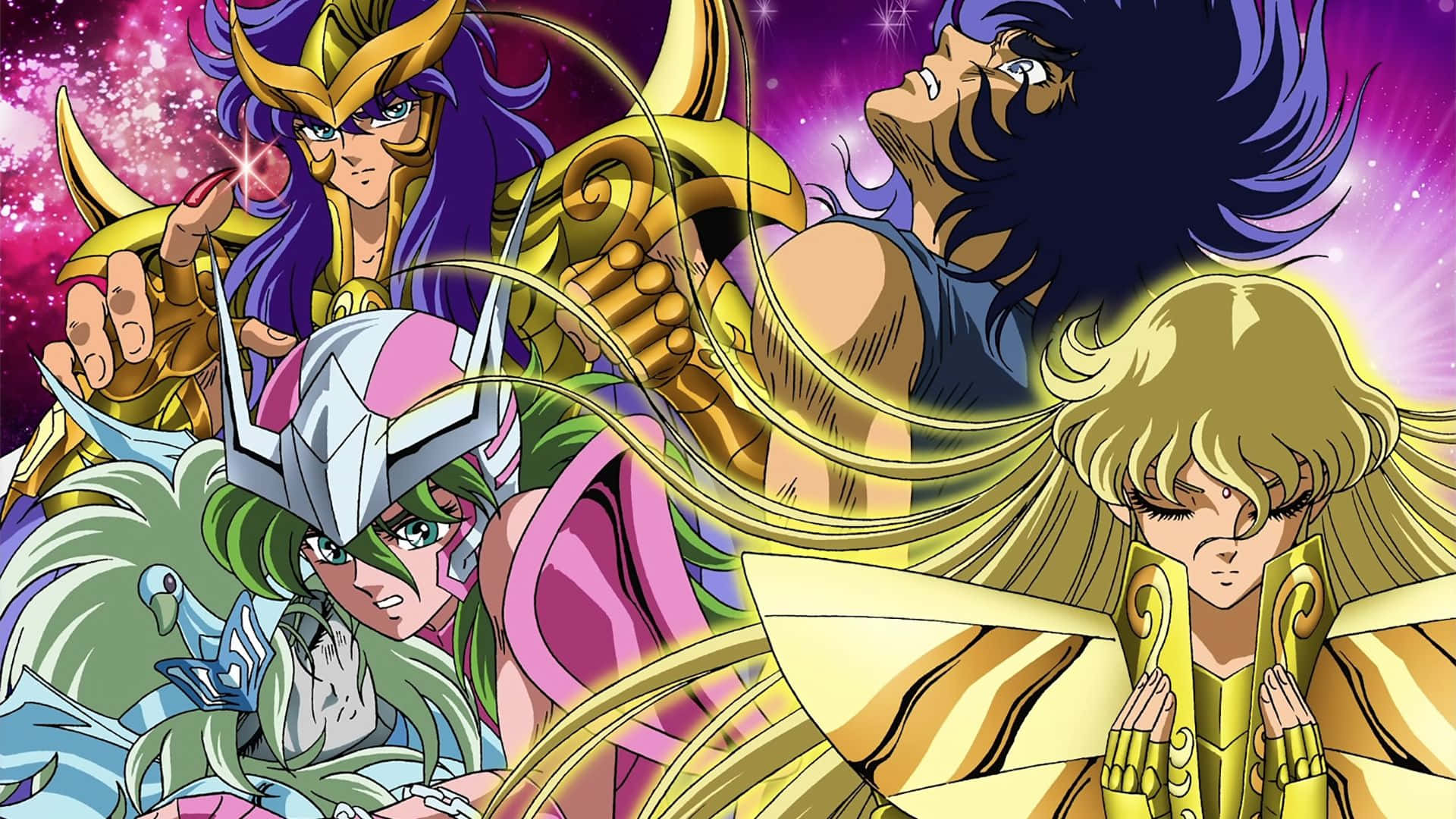 Saint Seiya Para Saint Emas Wallpaper