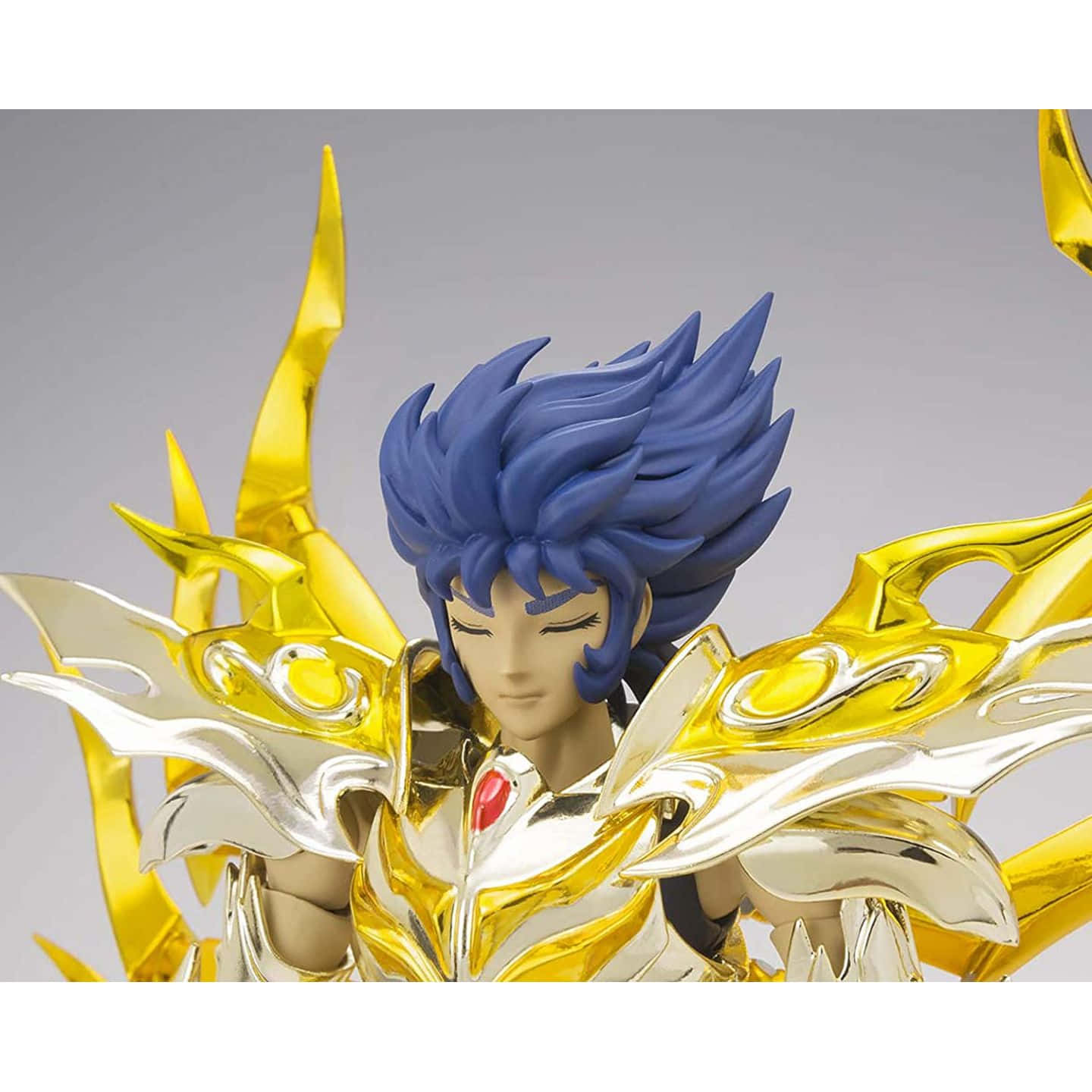 Saint Seiya's Renowned Cancer Deathmask In His Iconic Golden Armor. Wallpaper