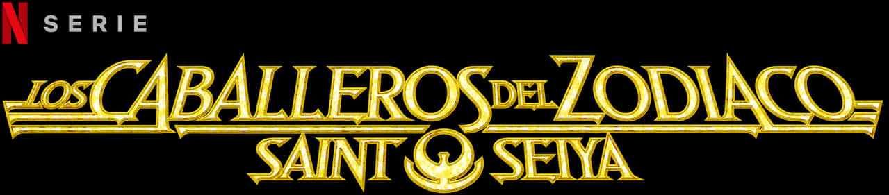 Saint Seiya Series Logo Netflix PNG