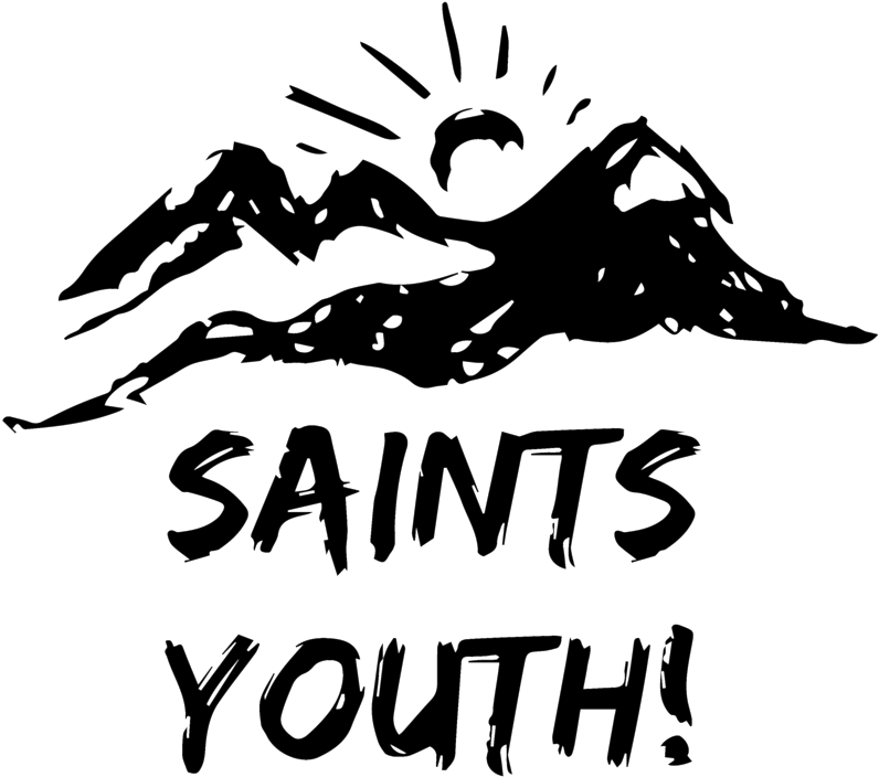 Saints Youth Mountain Sunrise Logo PNG