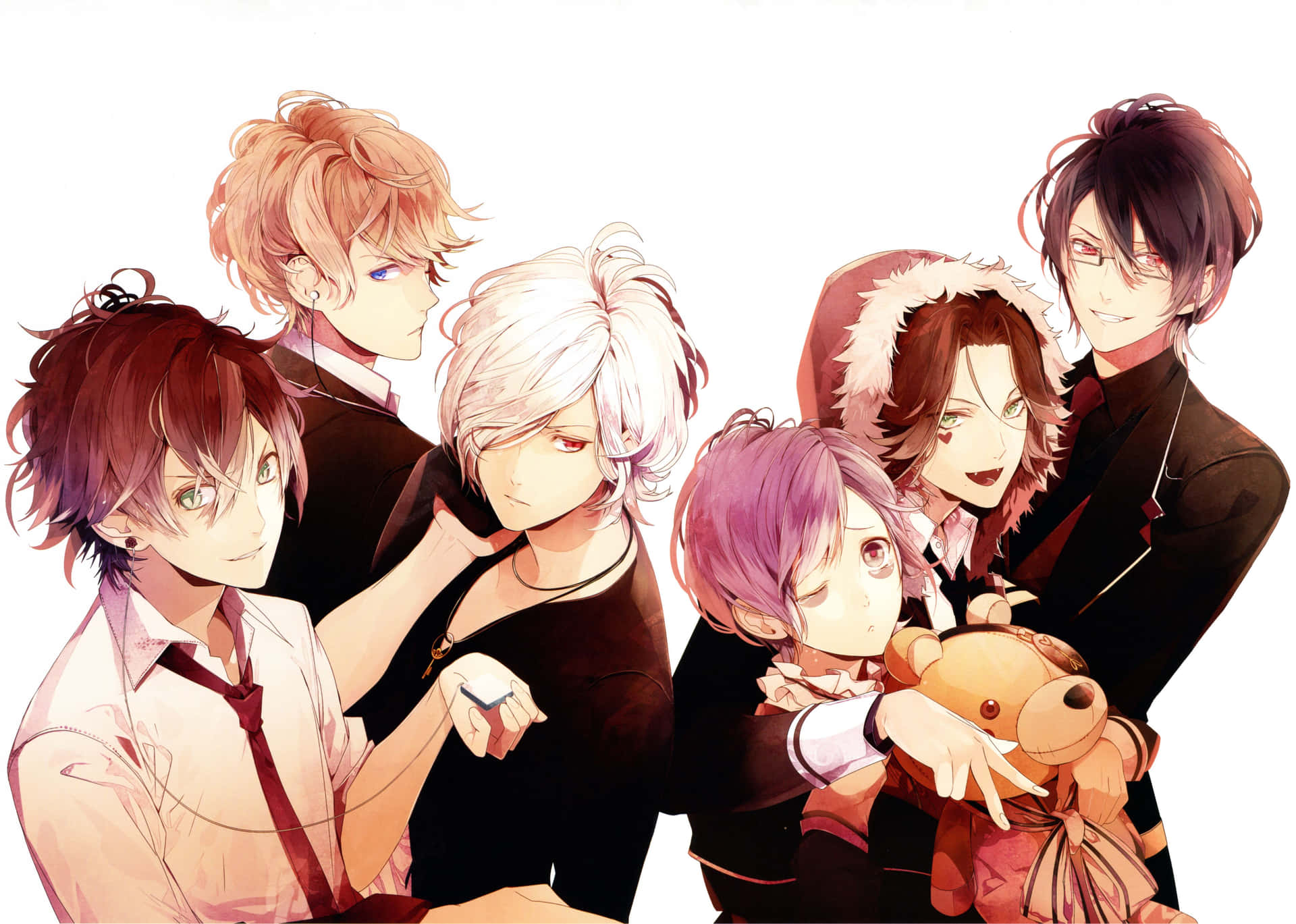 Ilustración De Los Hermanos Sakamaki Fondo de pantalla