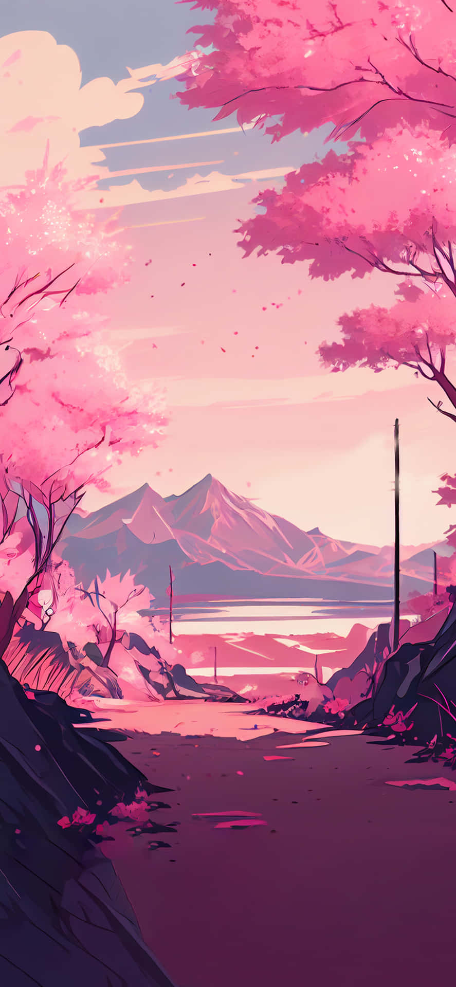 Download Sakura Background | Wallpapers.com