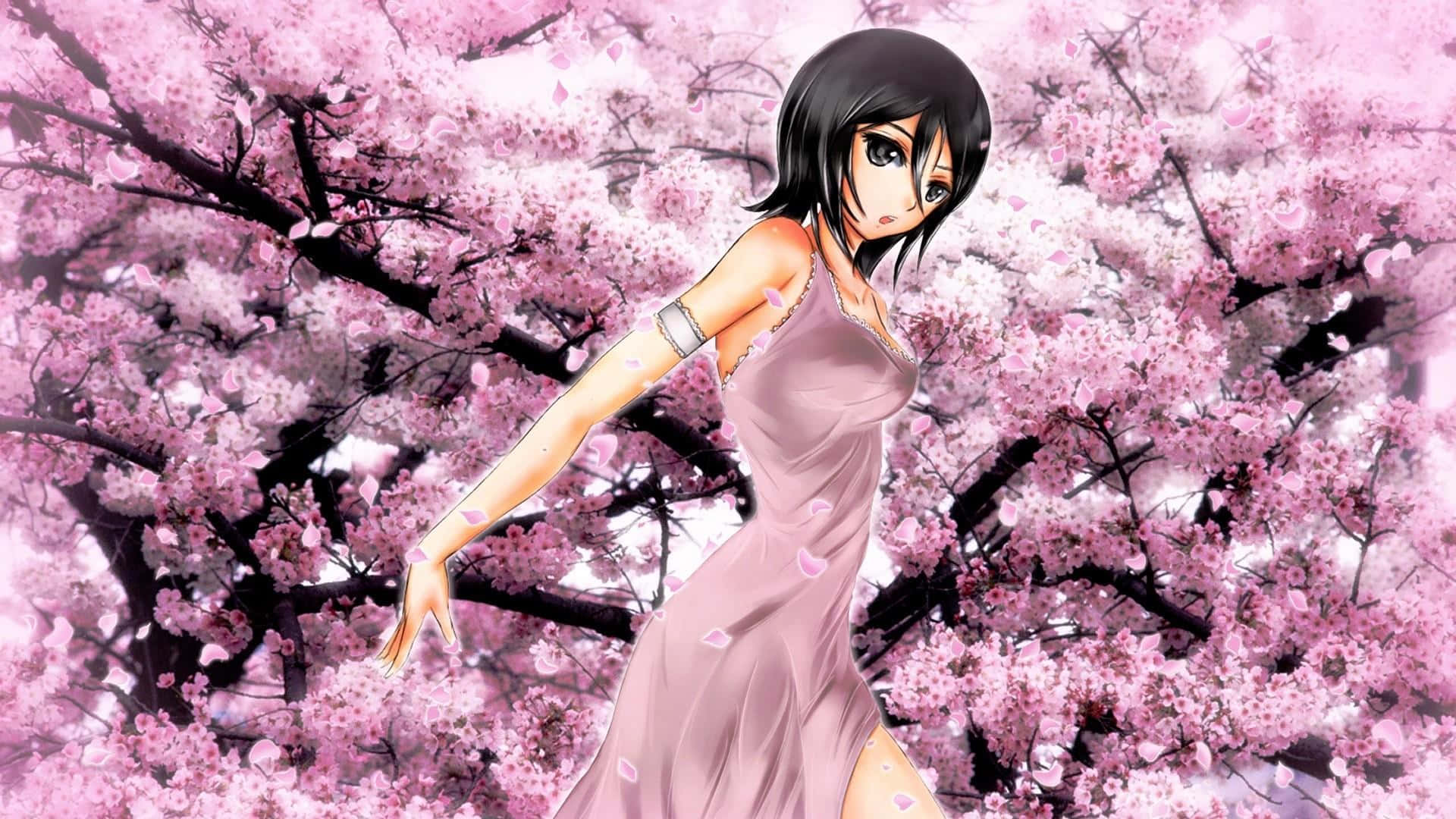 "Cherry Blossom in Bloom" Wallpaper