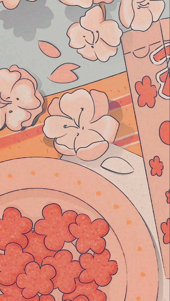Sakura Flowers Soft Aesthetic Wallpaper