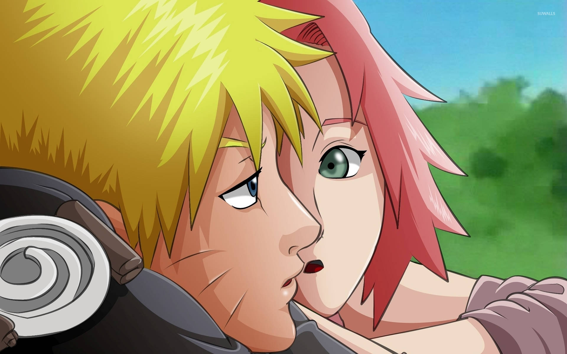 Sakura Looking At Naruto
