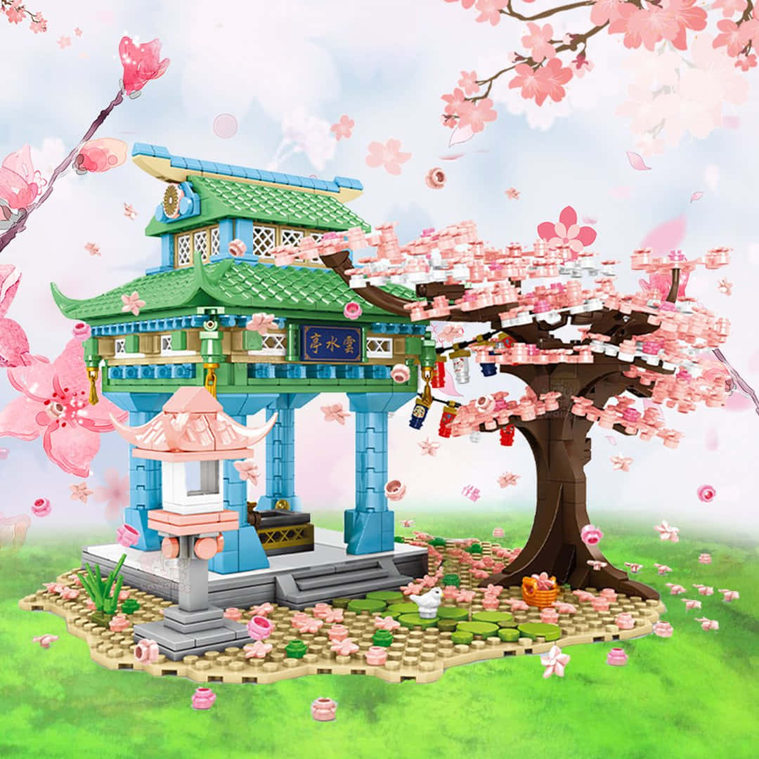 Sakuraträd Bakgrund.
