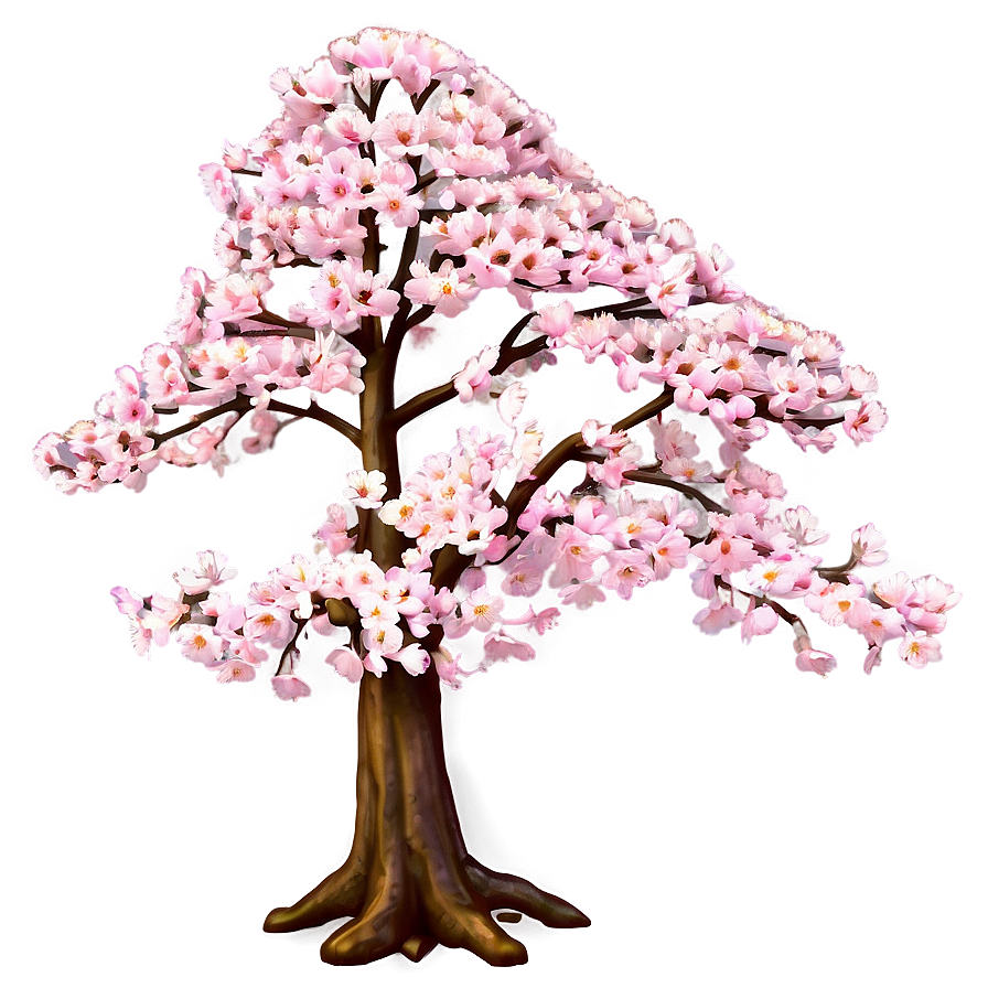 Sakura Tree In Full Bloom Png Xyj32 PNG
