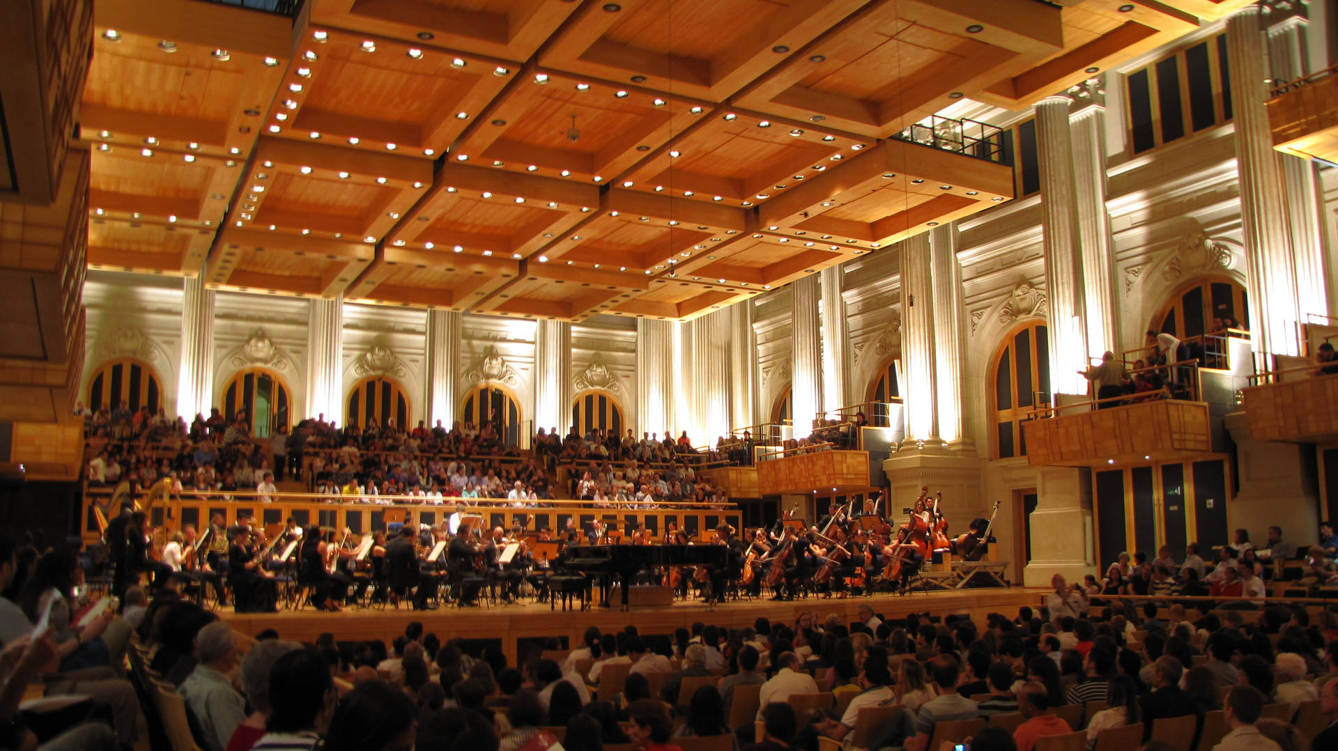 Sala De Concertos De São Paulo Papel de Parede