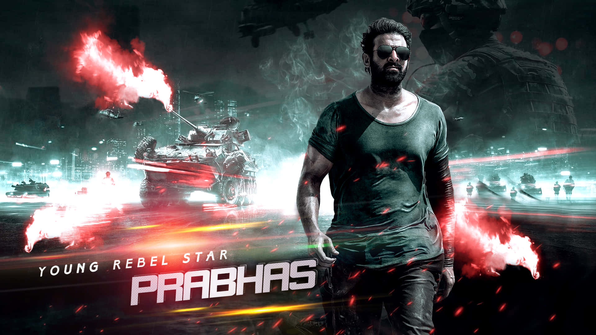 Salaar Movie Action Scene Prabhas Wallpaper