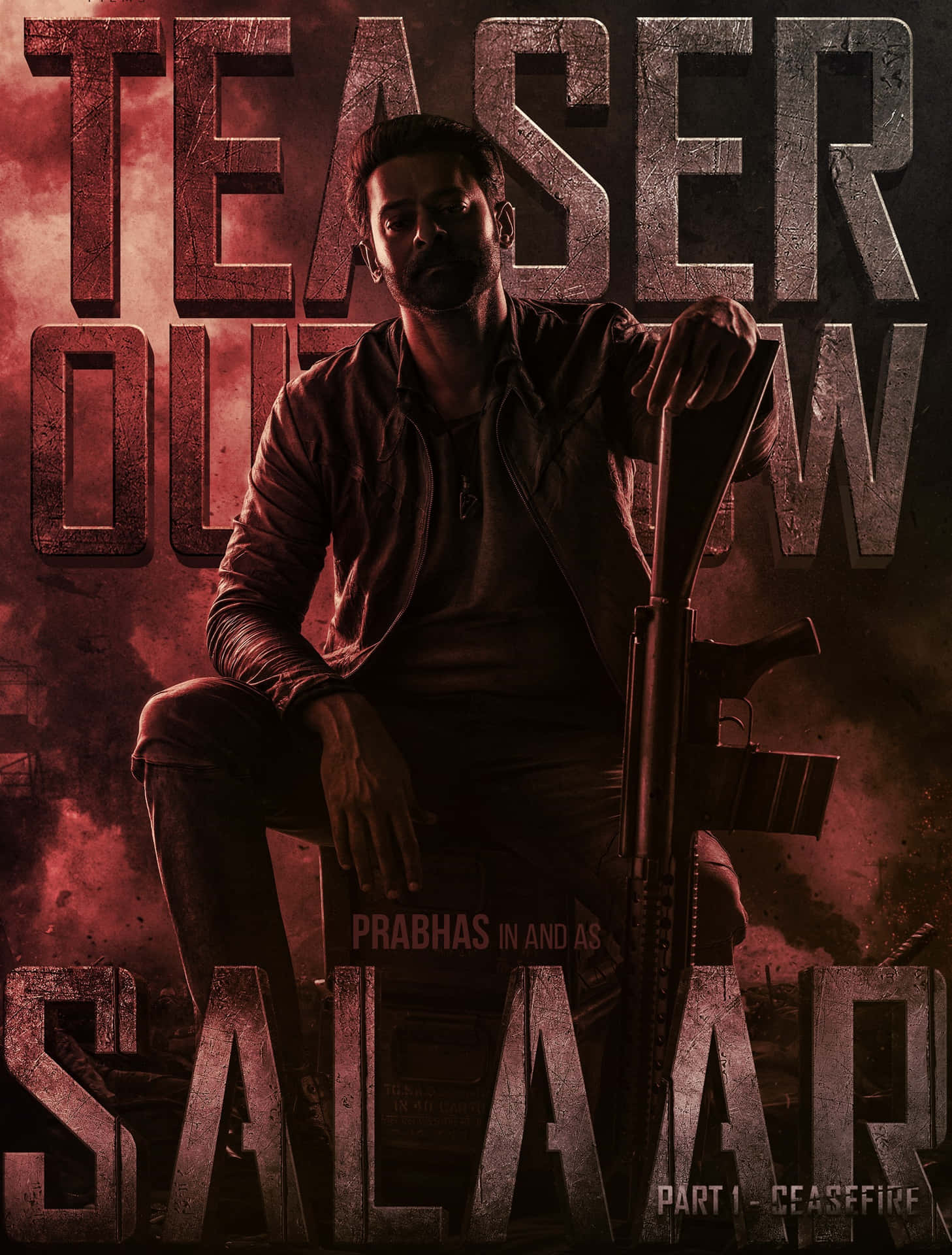 Salaar Movie Teaser Poster Wallpaper
