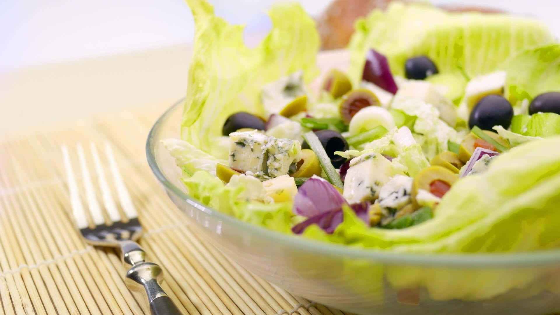 Fresh and nutritious garden salad