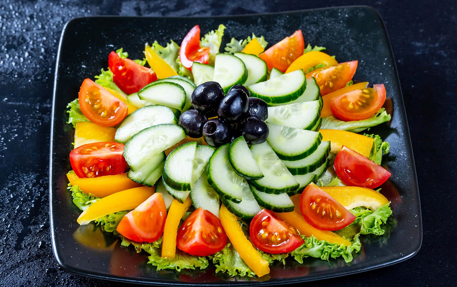 Fresh and Vibrant Salad Platter