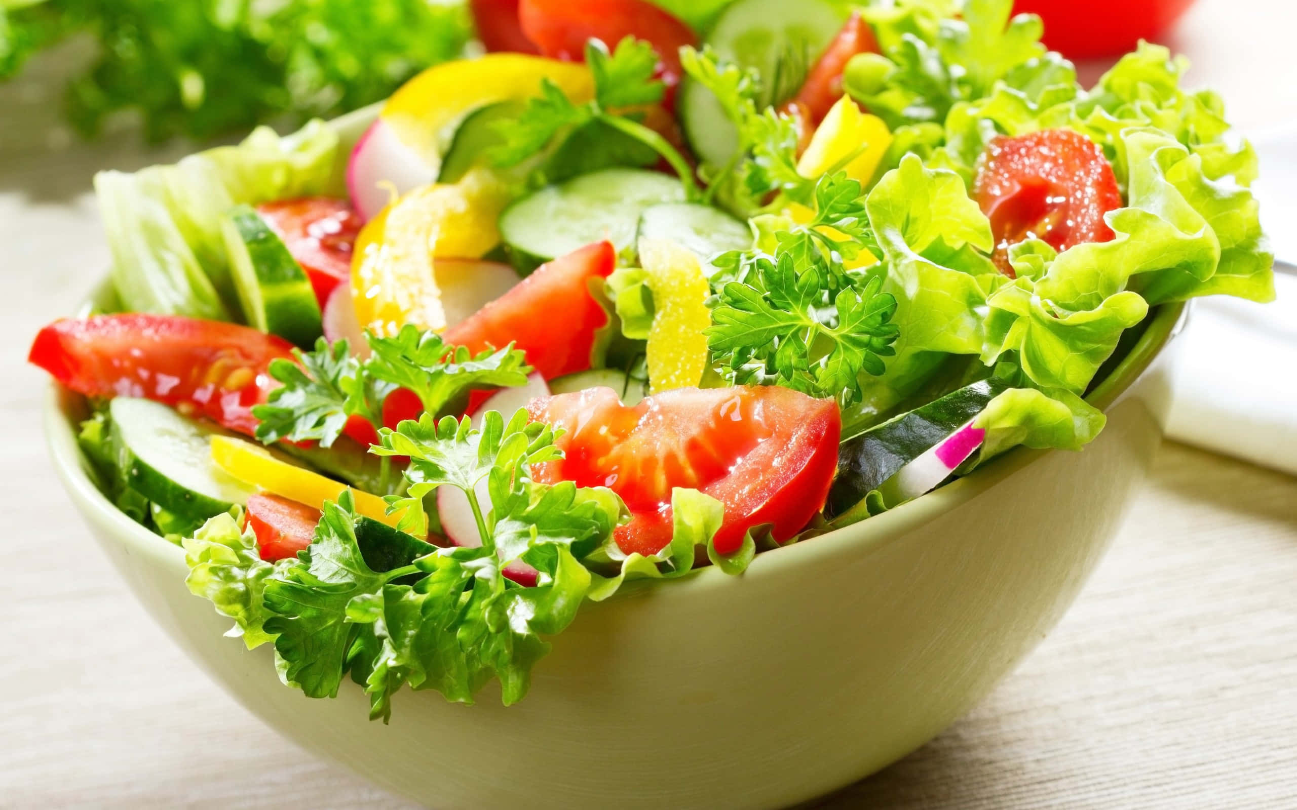 Healthy and Colorful Salad Bowl