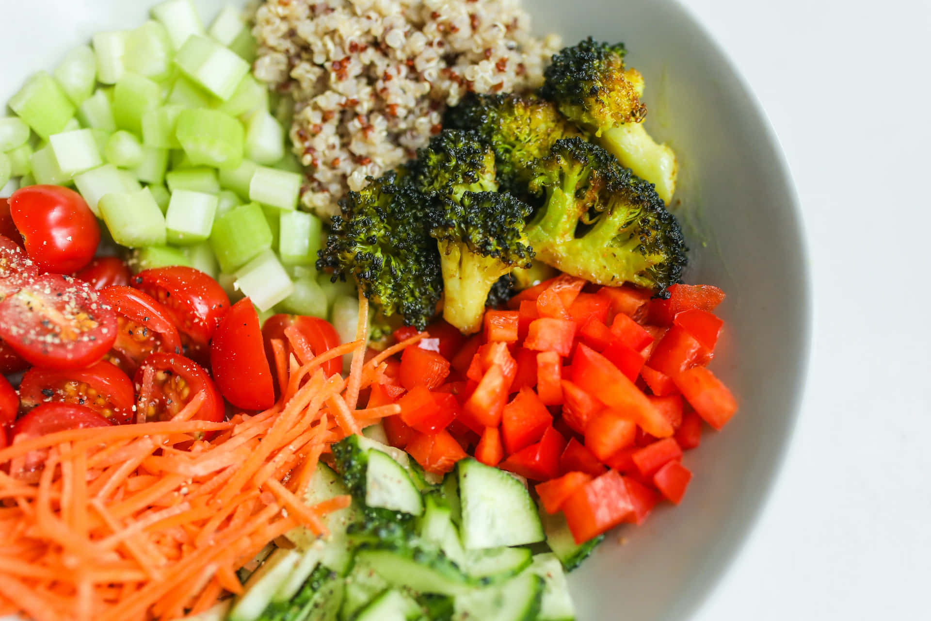 Startensie Den Tag Mit Einem Nahrhaften Und Farbenfrohen Salat