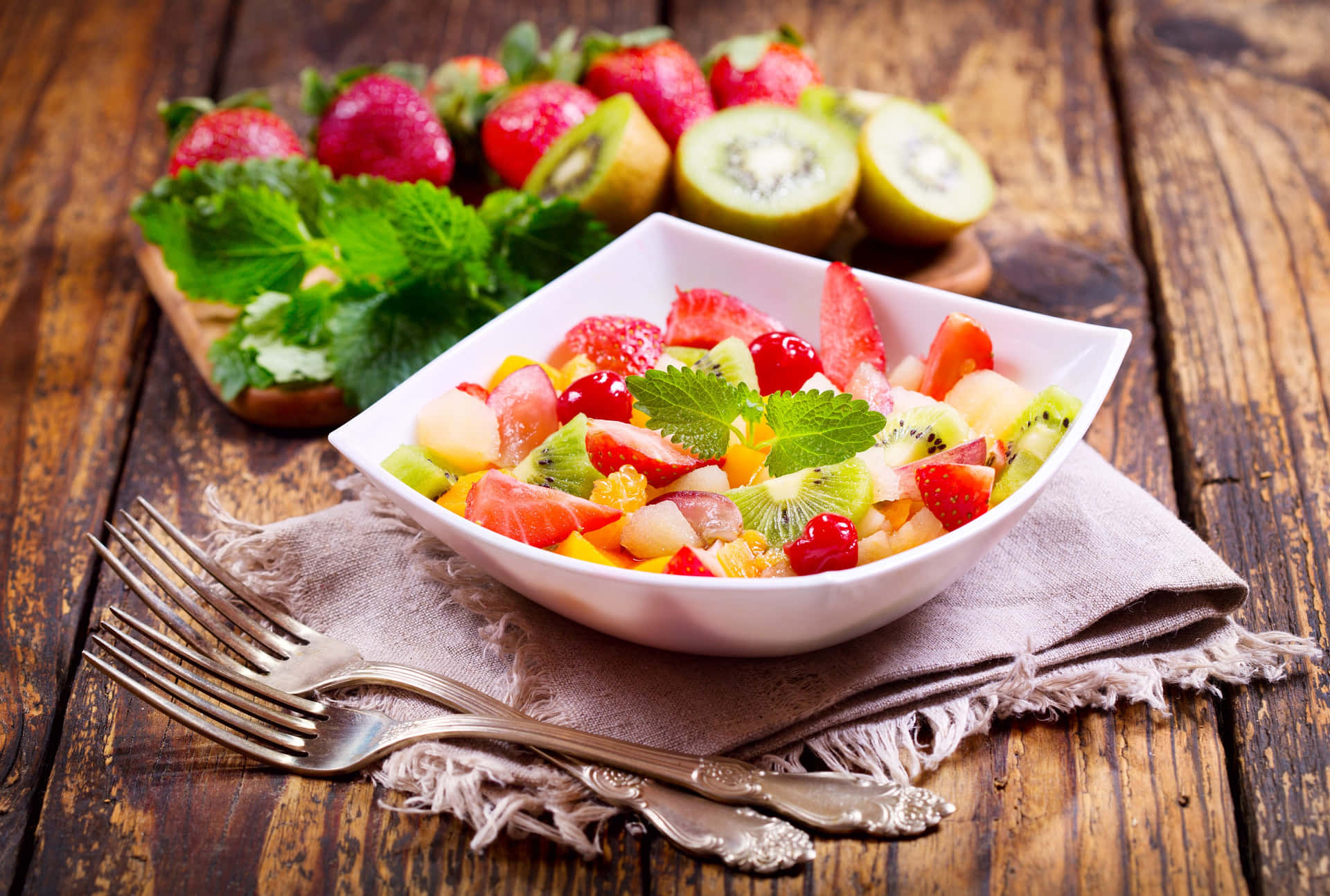 A colorful salad, freshly prepared and ready to eat