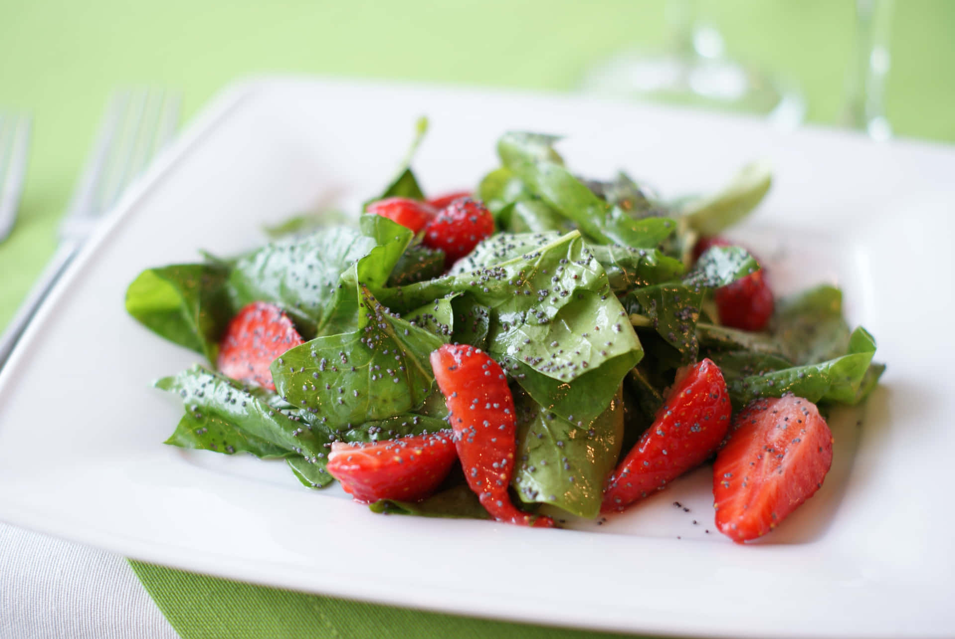 Enjoy a freshly prepared healthy salad!