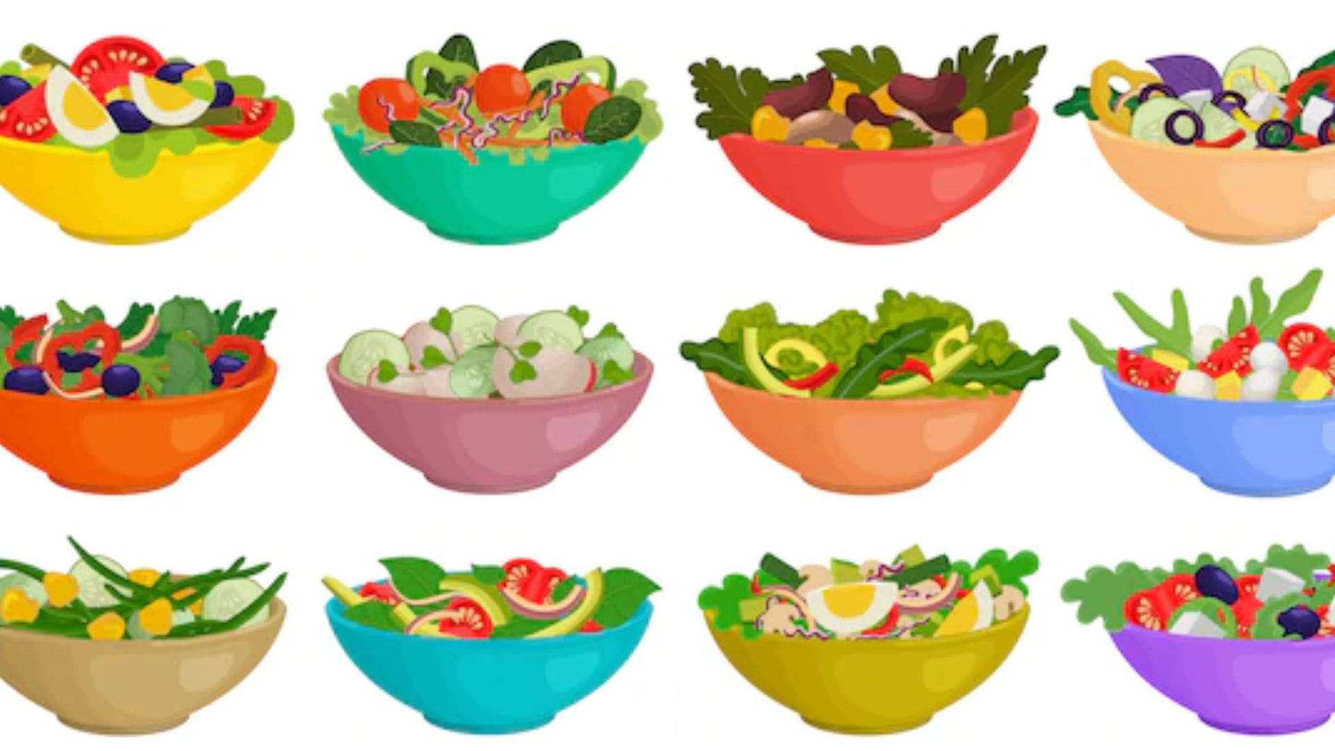 Salad Bowls Graphic Art