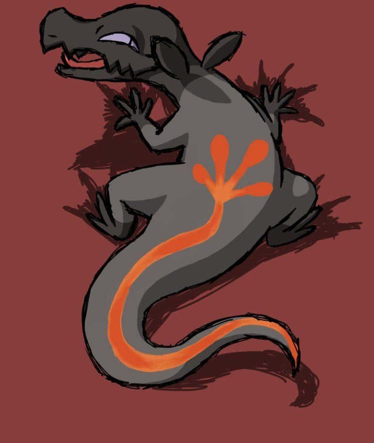 Salandit With Long Tail Wallpaper
