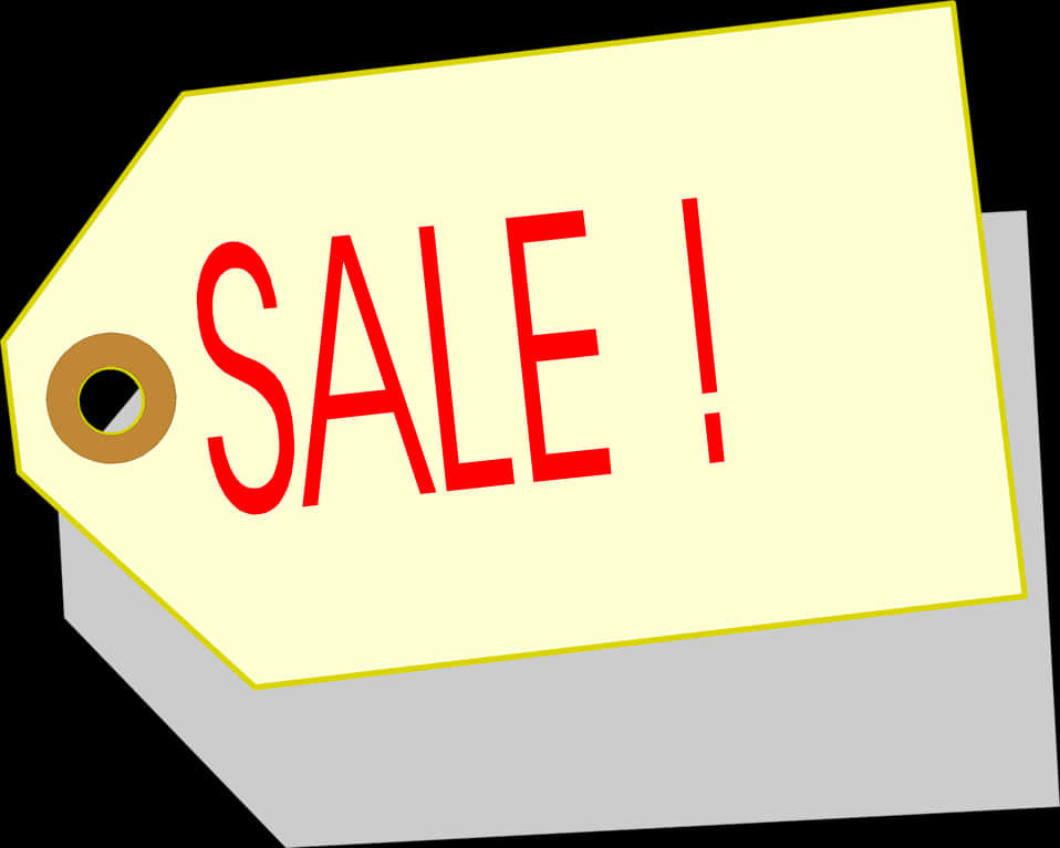 Sale Tag Illustration PNG