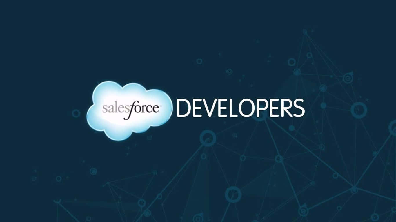The Logo For Salesforce Developers Wallpaper