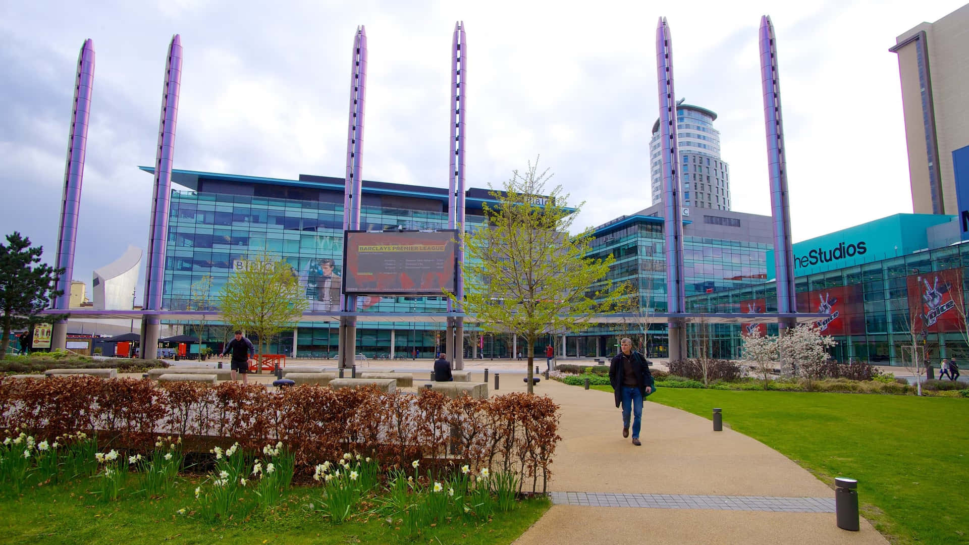 Salford Media City U K Landscape Wallpaper