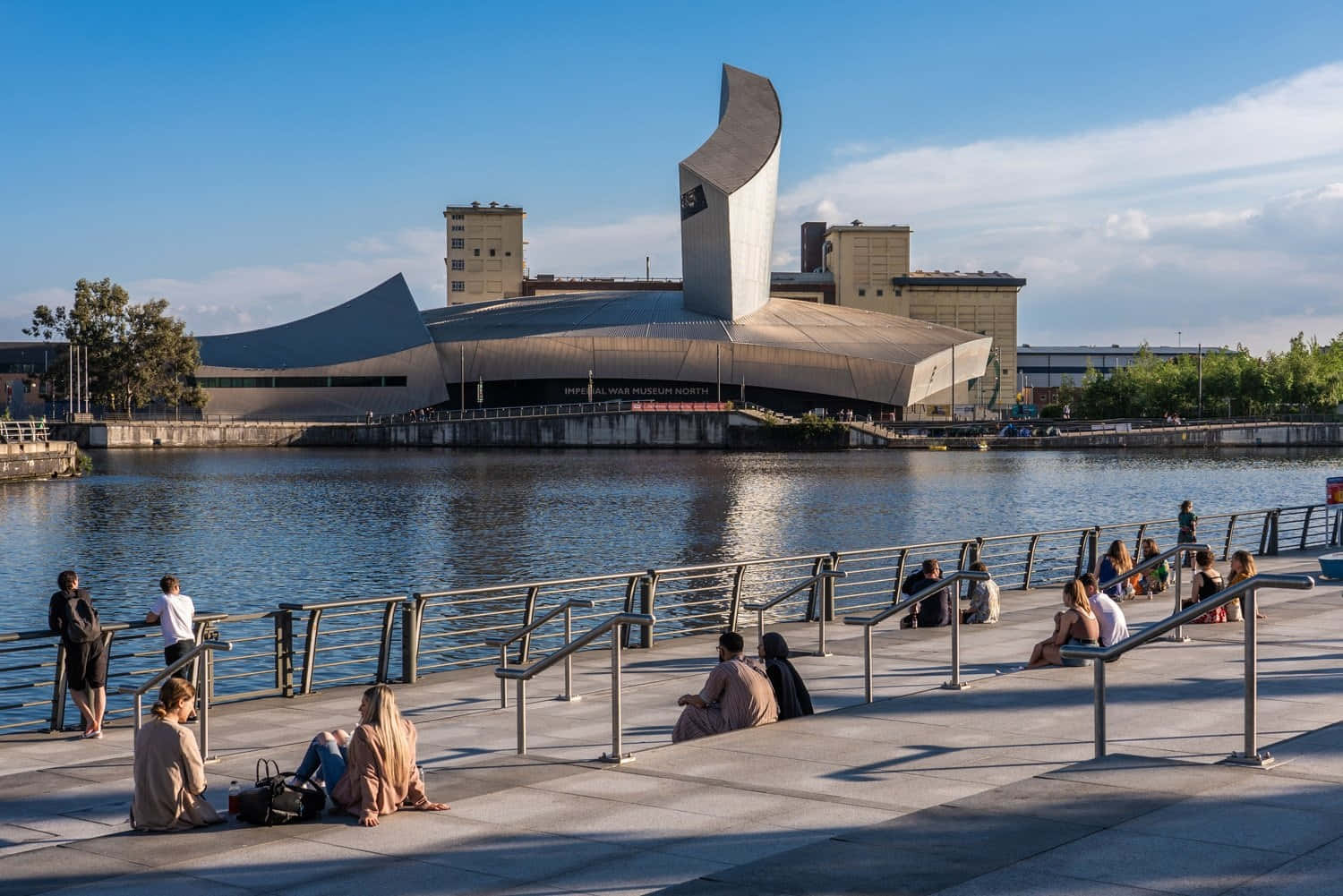 Salford Quays Waterfront Imperial War Museum North Wallpaper